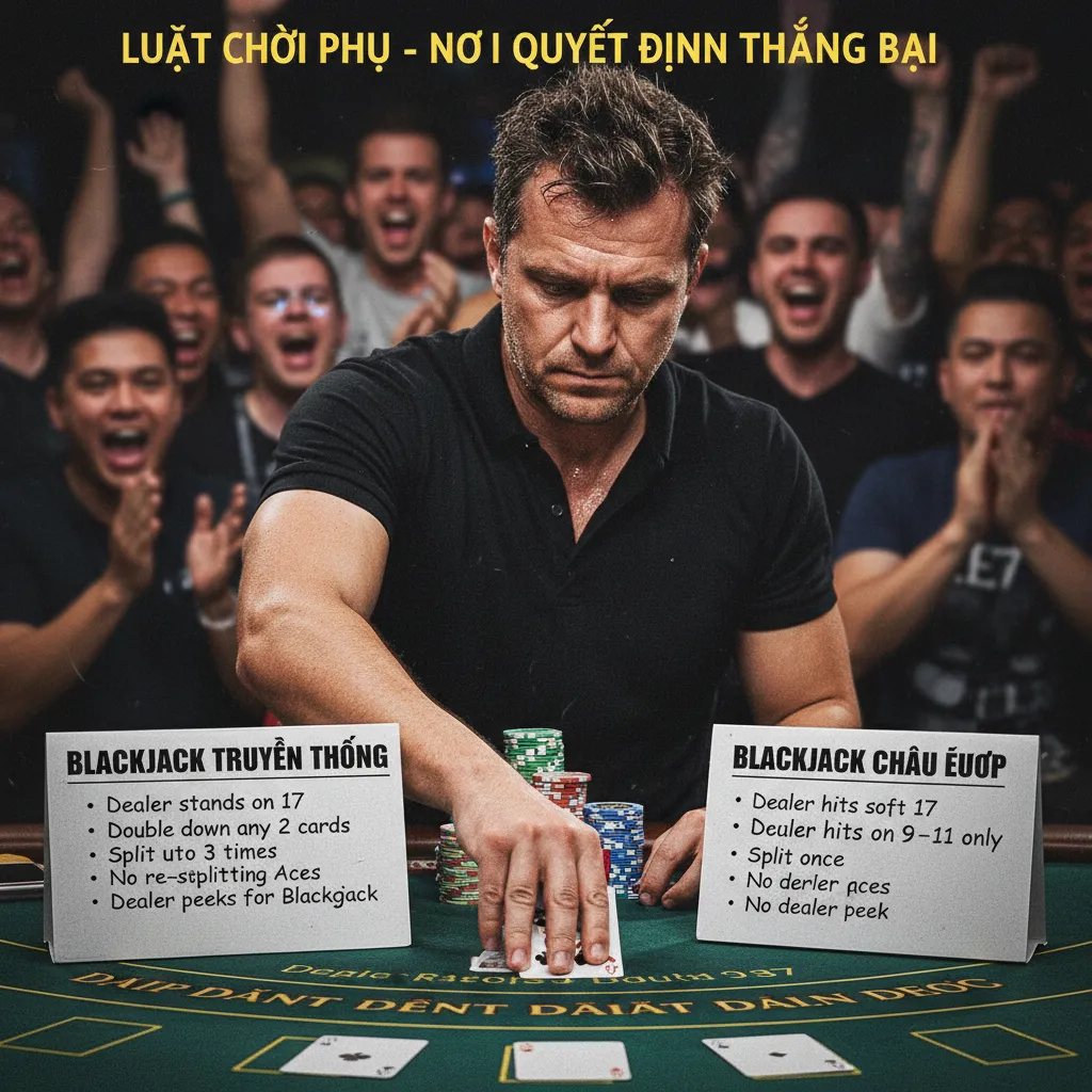 Luật chơi phụ trong Blackjack