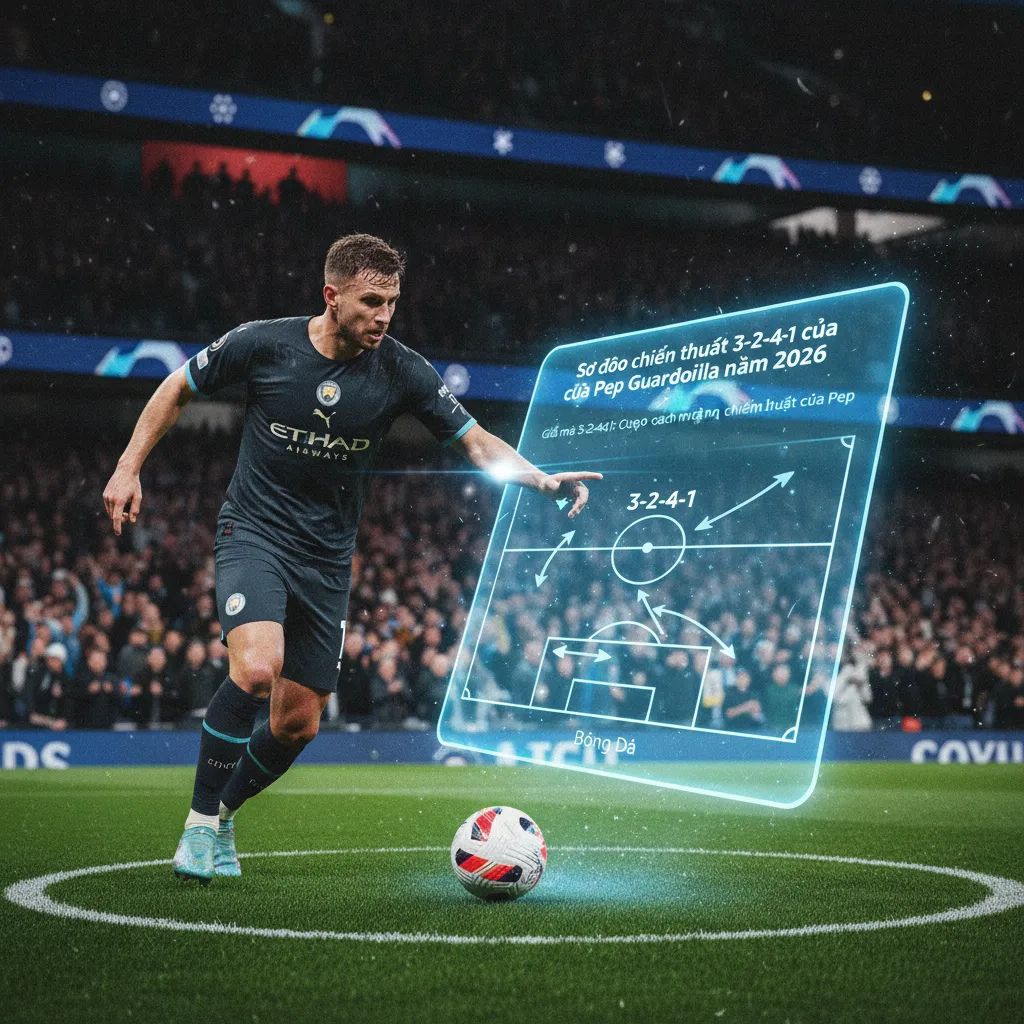 Giải mã 3-2-4-1: Cuộc cách mạng chiến thuật của Pep